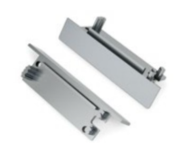 Archilight End Cap for Pateo Quarter Oval Shape - Without Wiring Holes - White