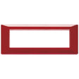 Vimar Plana Plate 7M Technopolymer Reflex Ruby