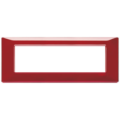 Vimar Plana Plate 7M Technopolymer Reflex Ruby