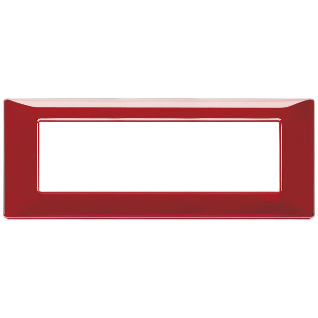 Vimar Plana Plate 7M Technopolymer Reflex Ruby