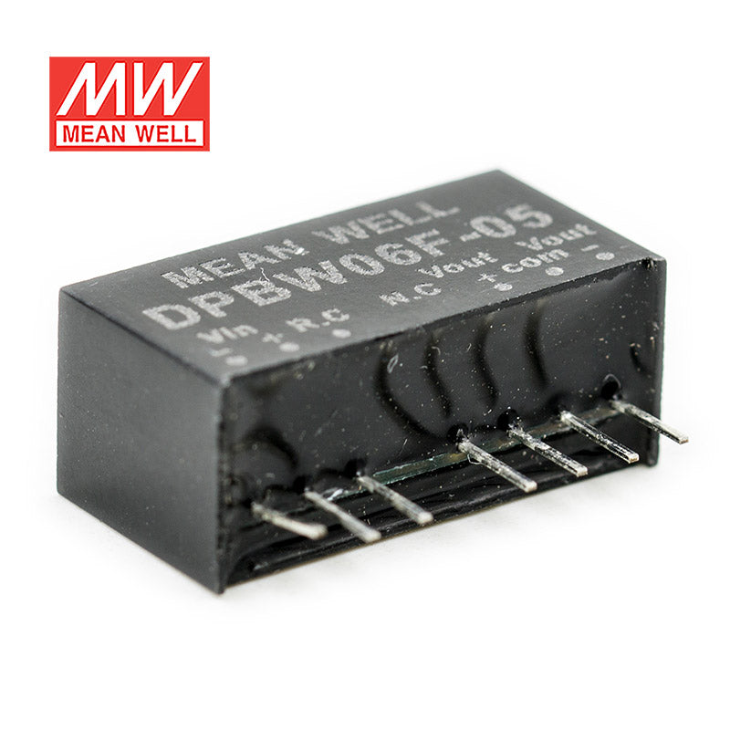 Mean Well DPBW06F-05 DC-DC Converter - 6W - 9~36V in ±5V out 600mA