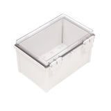 Boxco Q-Series 200×300×180mm Plastic Enclosure, IP67, IK08, ABS, Transparent Cover, Plastic Hinge and Latch Type - PHOTO 1