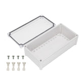 Boxco S-Series 190x380x130mm Plastic Enclosure, IP67, IK08, ABS, Transparent Cover, Screw Type - PHOTO 2