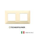 Vimar Plana Plate 4M(2+2) 71mm Technopolymer Cream