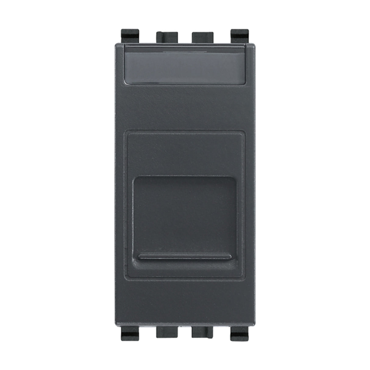 Eikon RJ45 Cat 6 UTP Outlet With Cover Grey