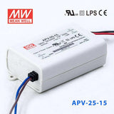Mean Well APV-25-15 Power Supply 25W 15V 1.68A