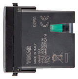 Vimar VM-02951 Domotic Touch-thermostat 2M Black - PHOTO 1