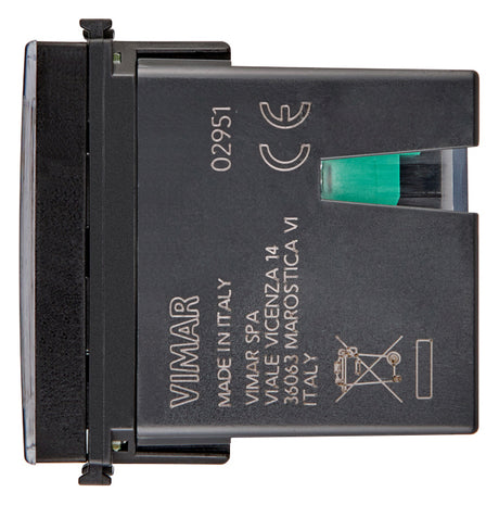 Vimar VM-02951 Domotic Touch-thermostat 2M Black - PHOTO 1