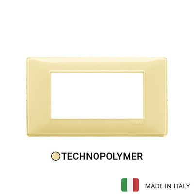 Vimar Plana Plate 4M Technopolymer Reflex Cedar
