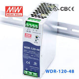 Mean Well WDR-120-48 Single Output Industrial Power Supply 120W 48V 2.5A - DIN Rail
