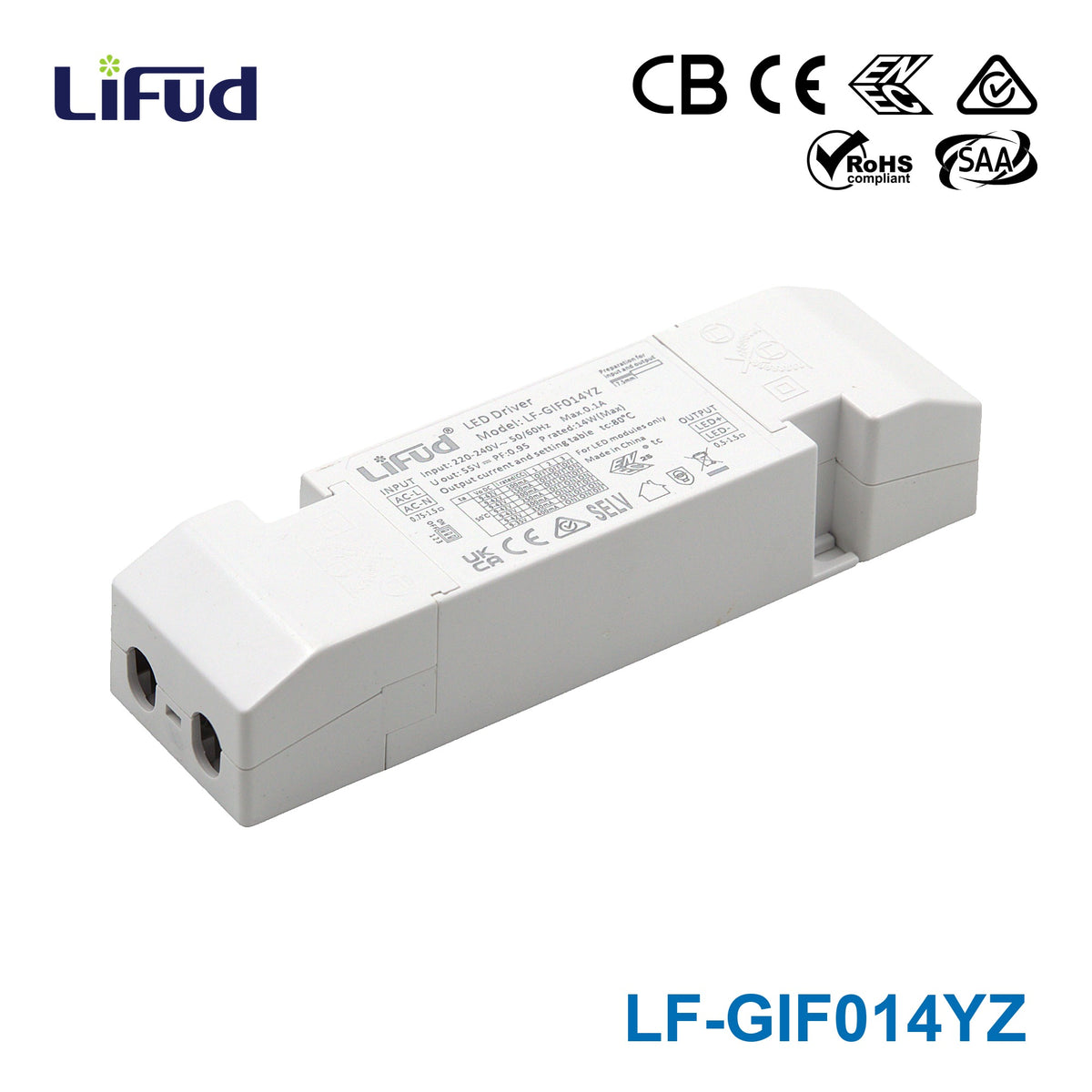 Lifud LF-GIF014YZ LED Driver 14W 100-400mA 9-42V