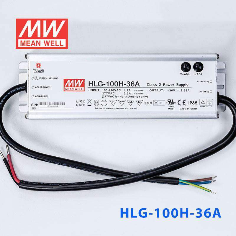 Mean Well HLG-100H-36A Power Supply 100W 36V - Adjustable 2.65A - PHOTO 2