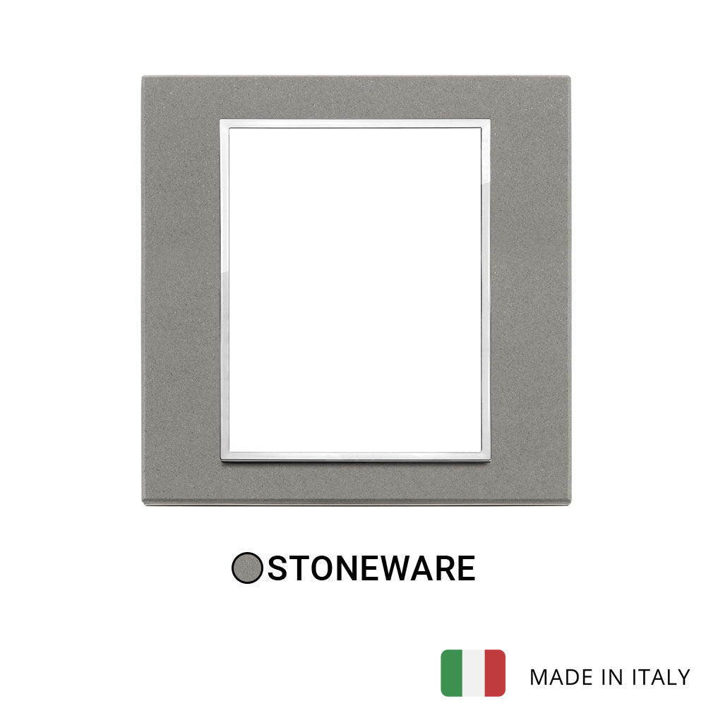 Vimar Eikon Evo Plate 8(4+4)M Stone Grey Quartzite