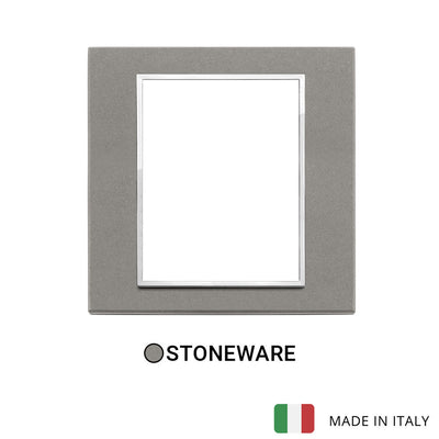 Vimar Eikon Evo Plate 8(4+4)M Stone Grey Quartzite