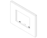 Vimar Eikon Plate 3M Mirror Glass Ice Silver - PHOTO 3