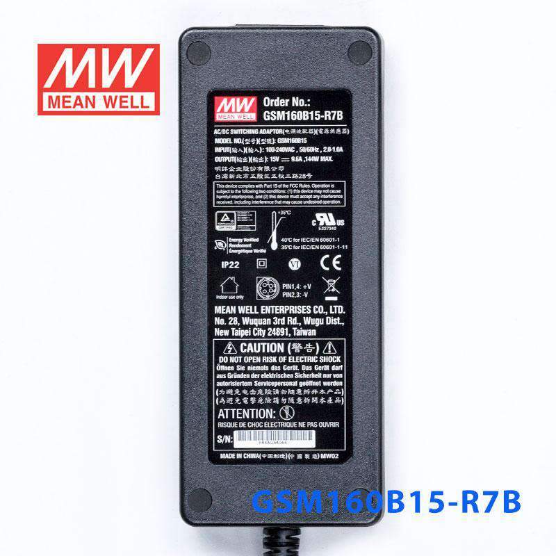 Mean Well GSM160B15-R7B Power Supply 144W 15V 9.6A - PHOTO 2