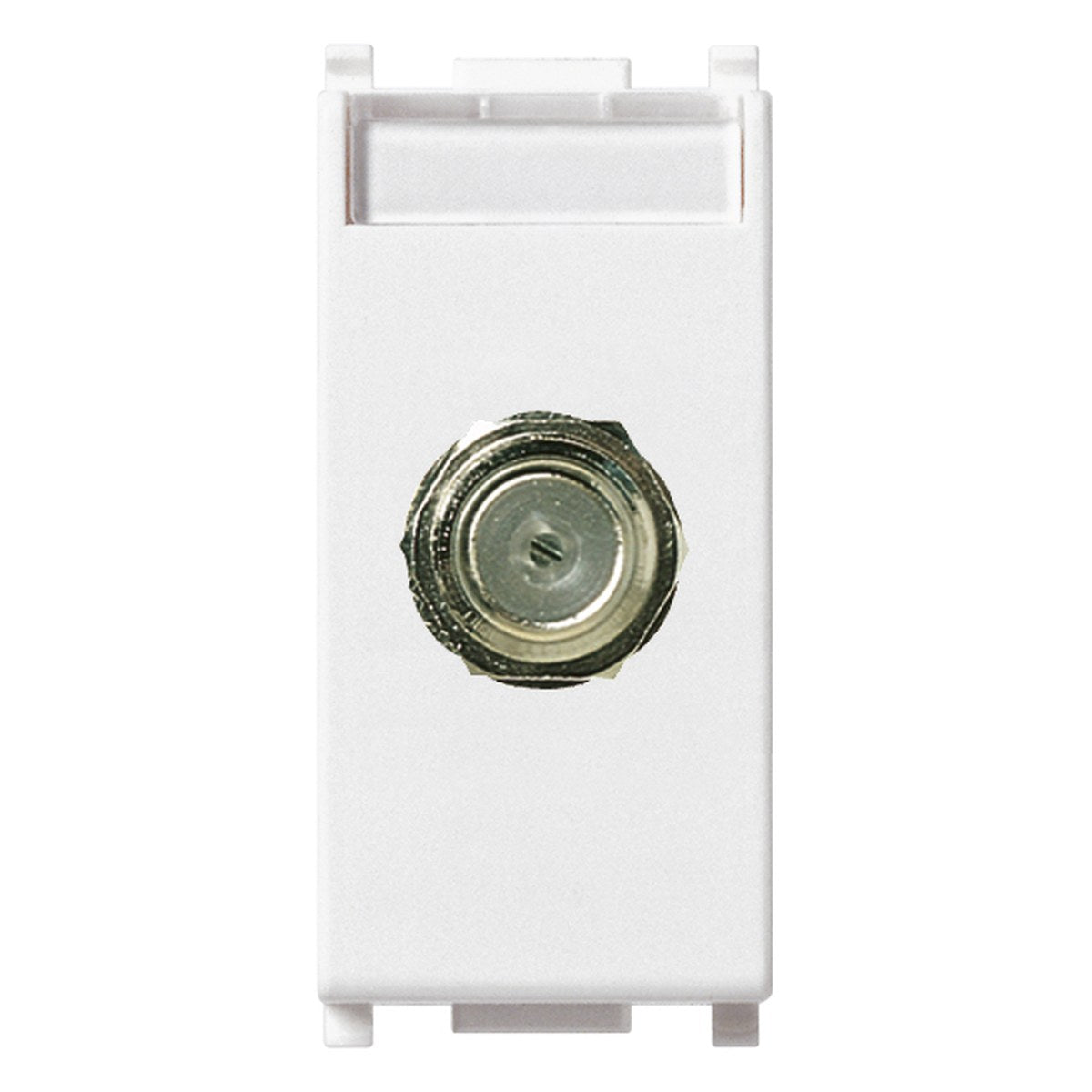 Plana F Type Female Socket Connector White