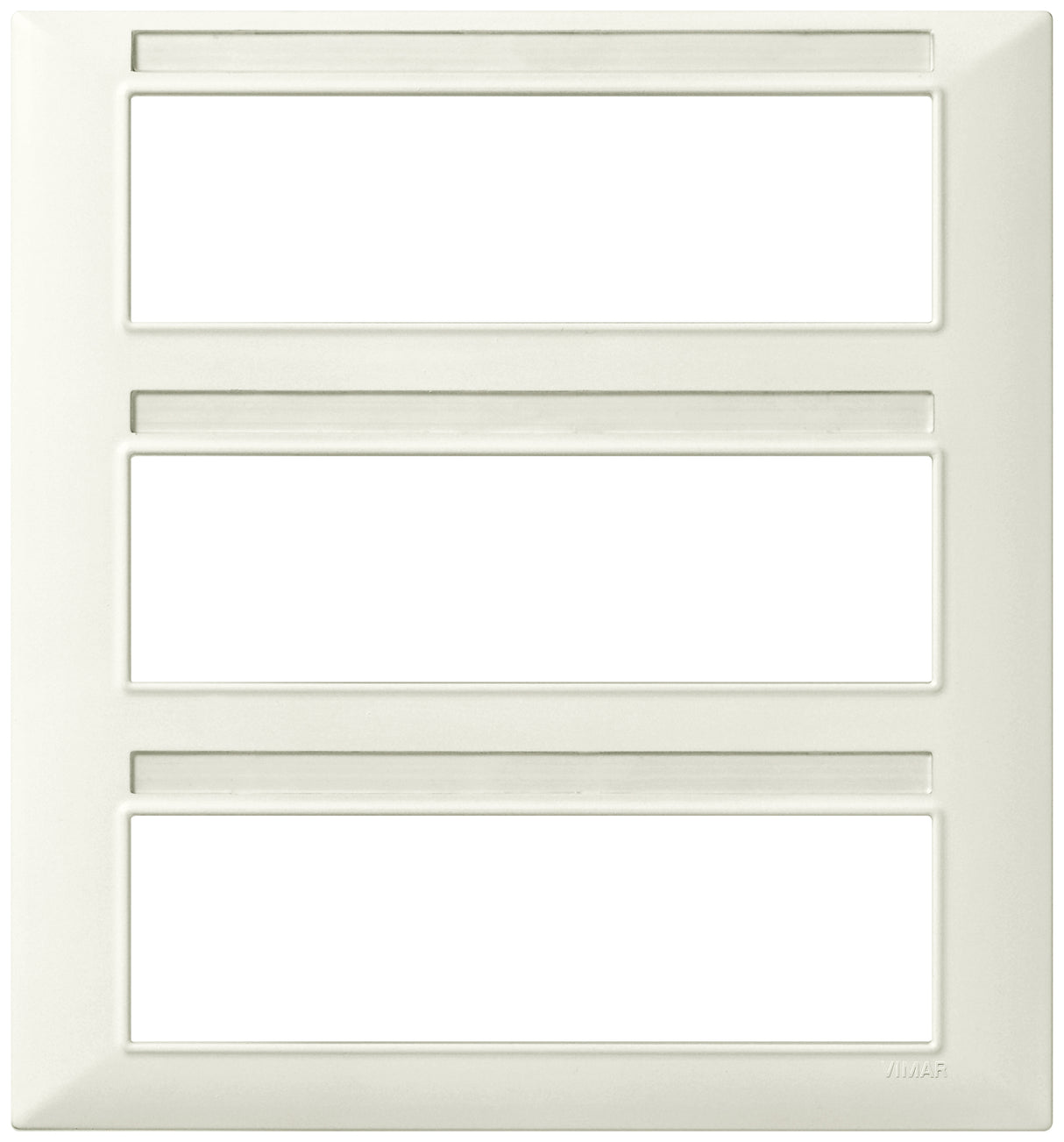 Vimar Plana Plate 21M Technopolymer Ivory