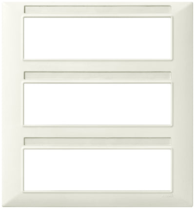 Vimar Plana Plate 21M Technopolymer Ivory