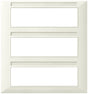 Vimar Plana Plate 21M Technopolymer Ivory