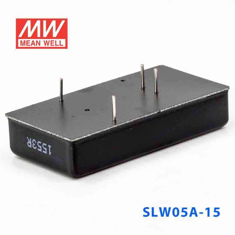 Mean Well SLW05A-15 DC-DC Converter - 5W - 9~18V in 15V out 333mA - PHOTO 3