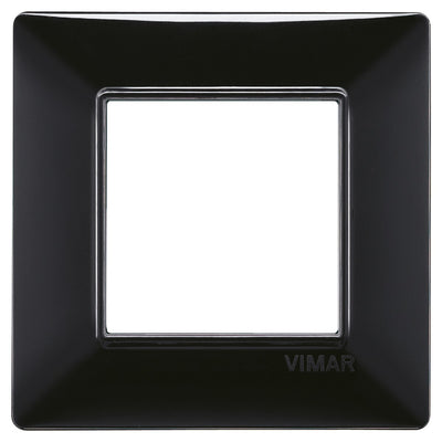 Vimar Plana Plate 2M Technopolymer Black - Square