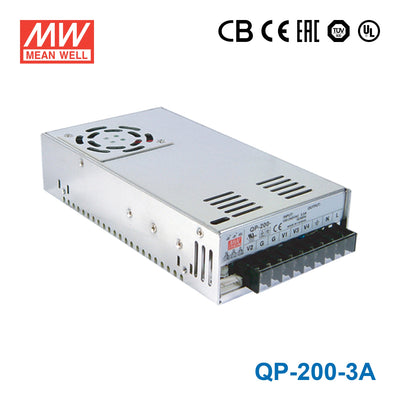 Mean Well QP-200-3A Power Supply 200W  5V 3.3V 12V -5V 15A