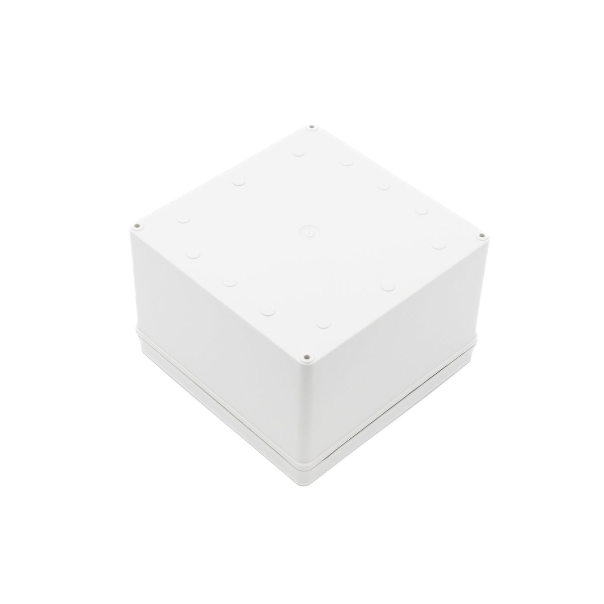 Boxco S-Series 200x200x130mm Plastic Enclosure, IP67, IK08, PC, Grey Cover, Screw Type - PHOTO 2