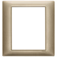 Vimar Plana Plate 8M Technopolymer Metallized Bronze