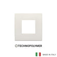 Vimar Arke Classic Plate 2M Technopolymer Ivory - Square