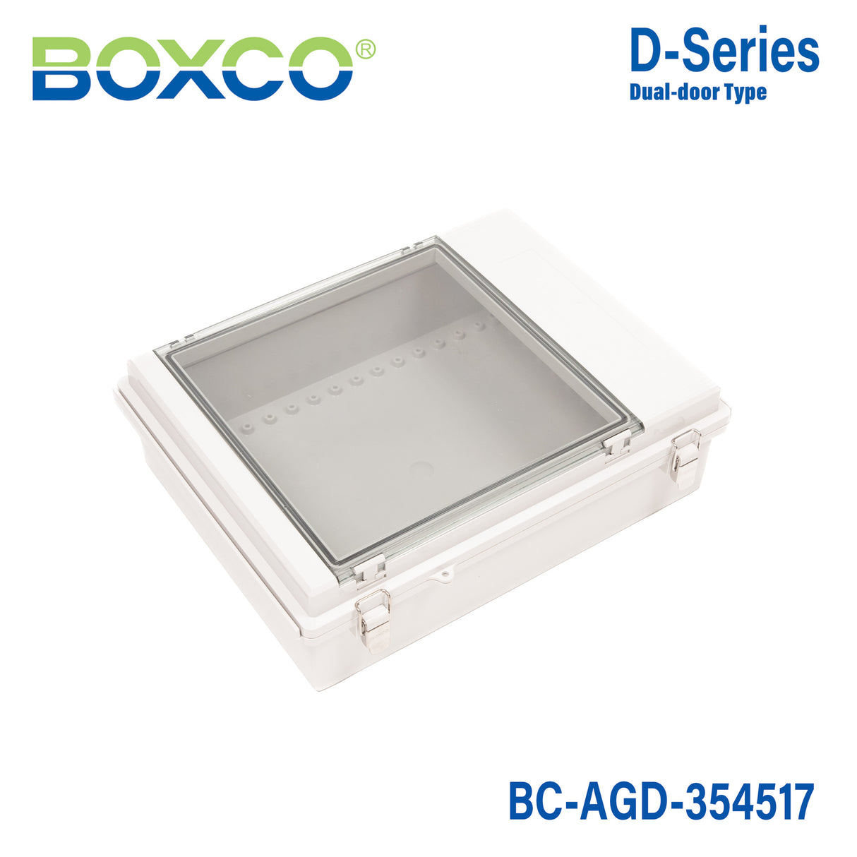 Boxco BC-AGD-354517 Dual Door Enclosure 350×450×170mm ABS Plastic