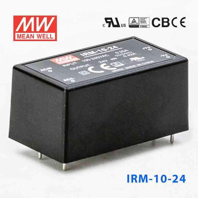 Mean Well IRM-10-24 Switching Power Supply 10.08W 24V 0.42A - Encapsulated