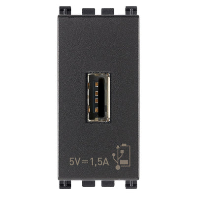Vimar Arke USB Supply Unit 5V 1.5A 1M Grey