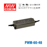 Mean Well PWM-60-48 Power Supply 60W 48V - Dimmable 1.25A
