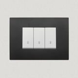 Vimar Arke Plastic 3 Gang switch - Black - 16A - PHOTO 3