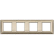 Vimar Plana Plate 8M Technopolymer Bronze