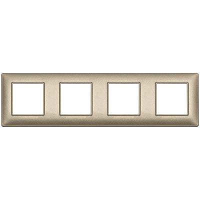 Vimar Plana Plate 8M Technopolymer Bronze