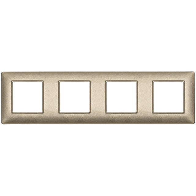 Vimar Plana Plate 8M Technopolymer Bronze