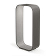 Pablo Table Contour Large Graphite / Coal Fabric