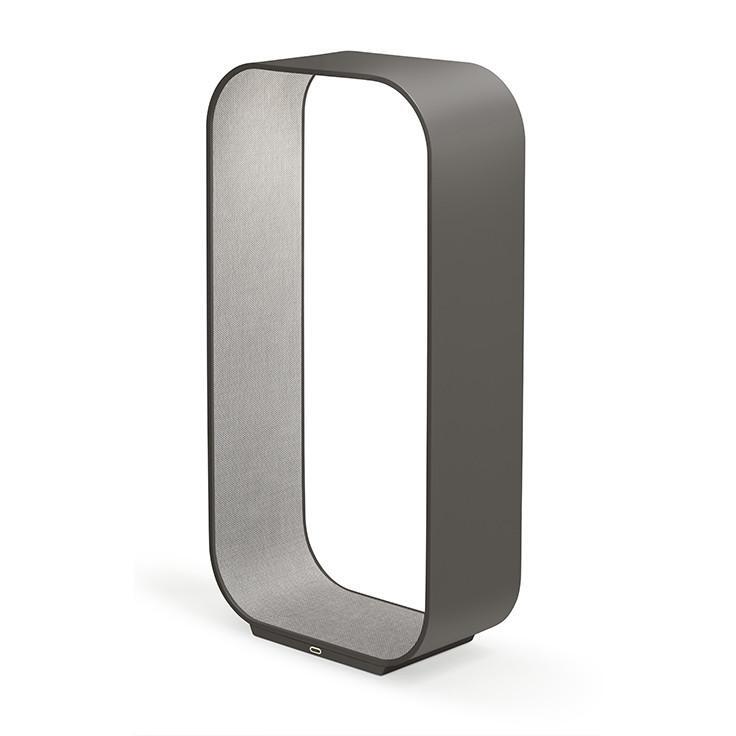 Pablo Table Contour Large Graphite / Coal Fabric