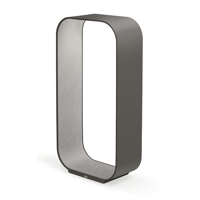 Pablo Table Contour Large Graphite / Coal Fabric