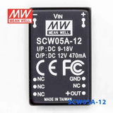 Mean Well SCW05A-12 DC-DC Converter - 5W 9~18V DC in 12V out - PHOTO 2