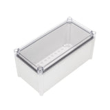 Boxco S-Series 190x380x180mm Plastic Enclosure, IP67, IK08, ABS, Transparent Cover, Screw Type - PHOTO 1