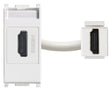 Plana HDMI Socket Connector White