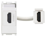 Plana HDMI Socket Connector White