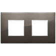 Vimar Eikon Evo Plate 4M (2+2) 71MM Aluminium Black Sapphire