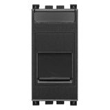 Arke RJ45 Cat 6 UTP Outlet Cover Grey