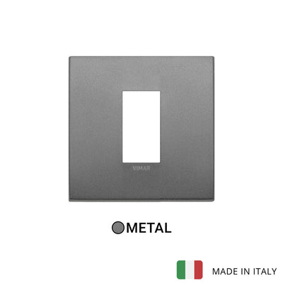 Vimar Arke Classic Plate 1M Metal Matt Slate