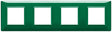 Vimar Plana Plate 8M Reflex Emerald