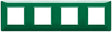 Vimar Plana Plate 8M Reflex Emerald